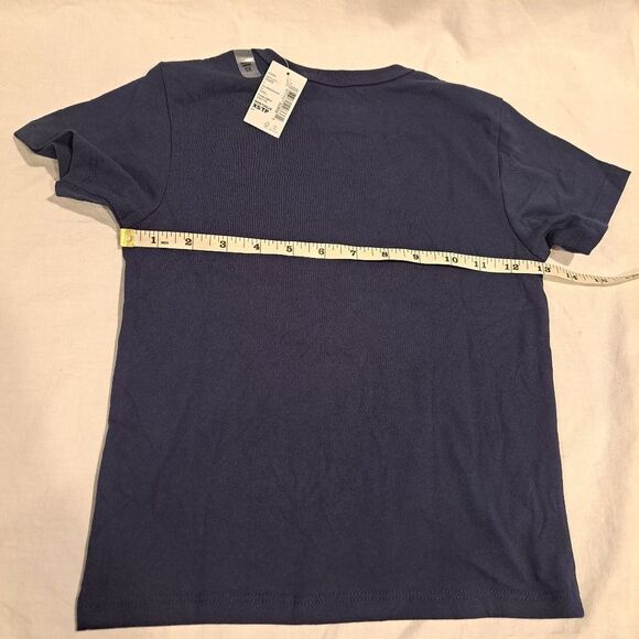 The Children's Place graphic t-shirt dinosaur Easter bunny scares eggs XS New! - Picture 6 of 6